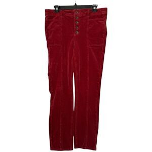 |EUC| PILCRO & THE LETTERPRESS {Anthropologie} High Rise Skinny Corduroy Trouser
